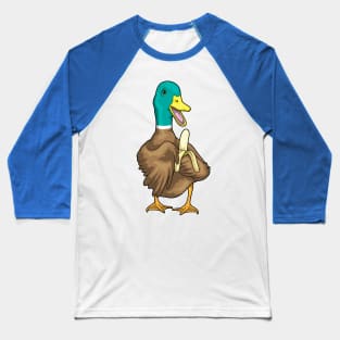 Duck Banana Baseball T-Shirt